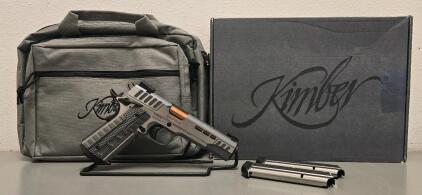 Kimber Rapide Black Ice 9mm 1911 Pistol, Stainless, 5" Barrel, 3 Magazines, Case, Serial KF161768