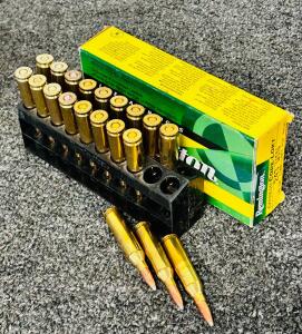 Remington Express Core-Lokt .243 Win 100gr PSP Rifle Ammunition, 20 Rounds, Brass Case
