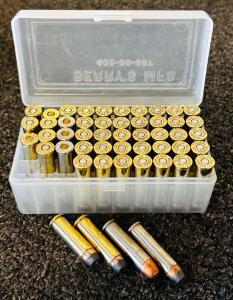 .357 Magnum & .38 Special Mixed Factory Ammo, 50 Rounds, SJHP & FMJ, Brass/Nickel Cases