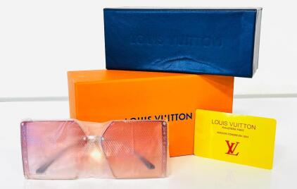 Louis Vuitton Boogie Nights Sunglasses Z2369E Pink Gradient 59-17-142 Italy Box Cards