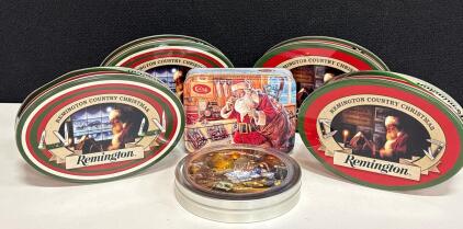 Remington Country Christmas & Case Holiday Collectible Pocket Knives in Limited Edition Tins