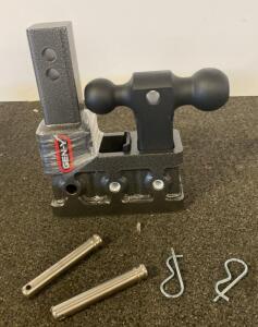 GEN-Y GH-323 MEGA-Duty 5" Drop Adjustable Dual Ball Hitch 2" Receiver 10,000 lb Capacity