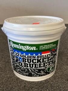 Remington Golden Bullet Bucket O' Bullets .22 LR 36gr HP, 1,400 Rounds, Lot NO2NA5