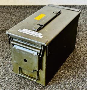 229 Rounds Mixed .30-06 Ammo, FMJ/Soft Point, Loose in M2A1 Ammo Can, Brass Cases