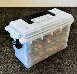 500 Rounds 7.62x39mm FMJ Steel Case Ammo in Plastic Ammo Can, Surplus Russian/Eastern European