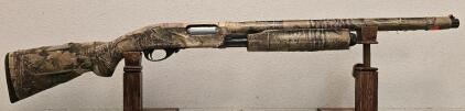 Remington 870 Magnum Pump-Action 12-Ga Shotgun, 28" Barrel, Camo Wrapped, Serial W360030M