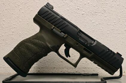 Walther WMP .22 WMR Semi-Auto Pistol, 4.5&rdquo; Barrel, OD Green, Optics Ready, SN: WT036331