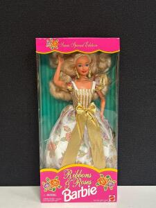 1994 Mattel Ribbons & Roses Barbie Sears Special Edition, 11.5" Doll, #13911, Mint in Box