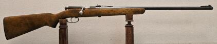 Springfield Model 83 .22 Bolt-Action Rifle, 24" Barrel, Single Shot, Hardwood Stock