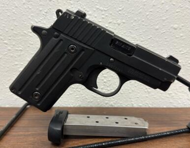 SIG Sauer P238 .380 ACP Black, 2.7" Barrel, Manual Safety, DA012291
