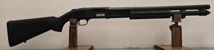 Mossberg 590S Pump-Action Shotgun, 12 Gauge, 20" Barrel, Black Synthetic, Serial V1803823