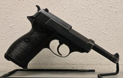 WWII Walther P38 ac 42 9mm German Pistol With Original Holster, 1942, Serial 4782a