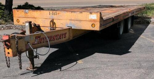Interstate Flatbed Equipment Trailer