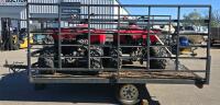 (2) 2008 Polaris Trail Boss 330 4-Wheelers And Trailer - 5