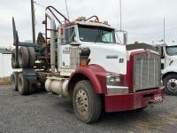 LOCATED IN LEWISTON - 1995 Kenworth T800 Log Truck w/Piggybacked Log Trailer Trailer Vin # 1PLA02828JWL87600 - 8