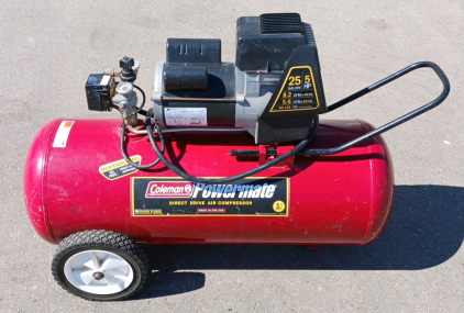 Coleman Powermate 25 Gallon 5 HP Direct Drive Air Compressor