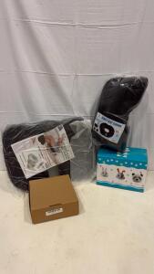 Memory Foam & Donut Seat Cushions, Orthopedic Ergonomic, Black, Tailbone & Coccyx Pain Relief & More