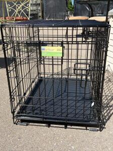MidWest Homes ConTour 824DD Double Door Wire Dog Crate, 25"x18.25"x19.375", Removable Tray