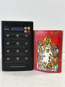 Recordex RX-DVD-3 DVD Duplicator Tower, 4 Drives, Standalone, Multi-Disc Copy, RX-D3-3389. powers on, please inspect in person