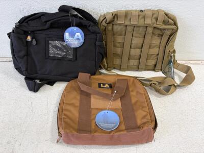 Condor Tactical Messenger Bag Coyote, LA Police Gear Pistol & Range Bags, MOLLE, Appear New with tags. Please inspect in person.