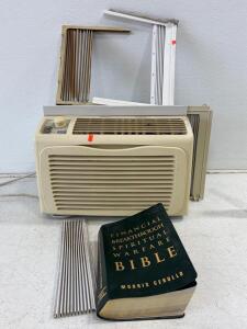Kenmore 5,000 BTU Window Air Conditioner, Model 580.75050801, 115V, With Window Kit. powers on, please inspect in person