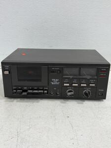 TEAC A-103 Stereo Cassette Deck, Dolby B NR, VU Meters, Mic/Headphone, Powers on, please inspect in person.