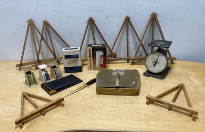 Vintage Scale Lot &ndash; Columbia Family Scale 24lb, Bathroom & Dietetic Scales, 1960s-1980s