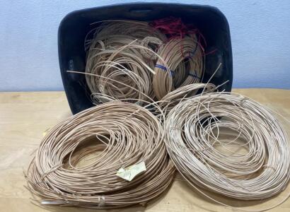 Bulk Lot Natural Rattan Reed for Basket Weaving, 8&ndash;10 Coils, Mixed Sizes, Approx. 200&ndash;400 ft Total