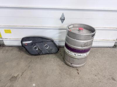KEMPER Stainless Steel Half-Barrel Keg 15.5 Gal TK Soda Co., D-System Valve, SN B108923