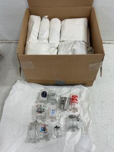 Commemorative & Souvenir Shot Glass Collection &ndash; approximately 100+ Glass/Ceramic/Metal, USA/Canada/Germany, Lidded Steins
