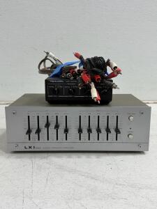 Sears LXI Series 5-Band Stereo Graphic Equalizer with Realistic 42-2115 Tape Control Center
