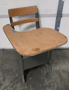 Vintage Seat/School Desk Combo