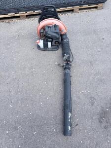 Echo Backpack Leaf Blower, Likely PB-403H or PB-500H, 2-Stroke Gas, Broken Hose