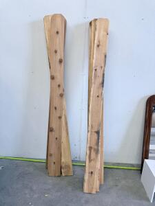 8 Dog Ear Cedar Fence Pickets 6-ft x 5.5-in x 5/8-in, Weathered, No Hardware Included