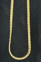 14k Gold Stamped Necklace - 2