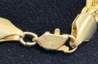 14k Gold Stamped Necklace - 4