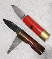 (1) Kershaw 12ga Shotgun Shell Knife (1) Winchester 12ga Shotgun Shell Pocket Knife