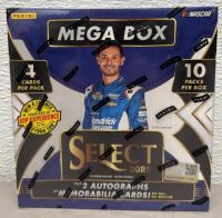 2025 Panini Select NASCAR Mega Box &ndash; 10 Packs, 2 Hits, Retail Exclusive, Factory Sealed