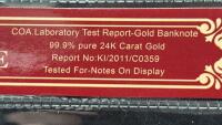 2nd Amendment Right to Bear Arms $2 Commemorative Gold-Plated Replica Banknote w/ COA GOLD 999999 - 4