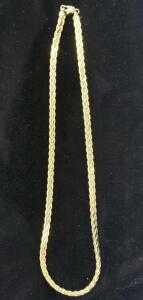 14K Stamped Gold Necklace