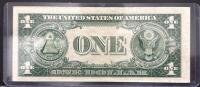 1935 G $1 Silver Certificate, Blue Seal, B59254944J, Smith/Dillon Signatures, U.S. Note - 2