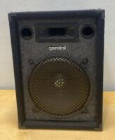 Gemini GSM-120 Passive PA Speaker, 12" Woofer, 180W Program, 8 Ohms, Dual Ports
