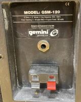 Gemini GSM-120 Passive PA Speaker, 12" Woofer, 180W Program, 8 Ohms, Dual Ports - 3