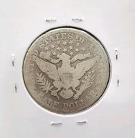 1899 G4 Barber Silver Half Dollar - 3