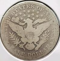 1899 G4 Barber Silver Half Dollar - 4