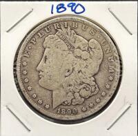 1890-O Morgan Silver Dollar, New Orleans Mint, 90% Silver, Classic Eagle Reverse