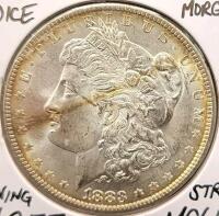1883-O MS64+ Choice Silver Morgan Dollar - 2