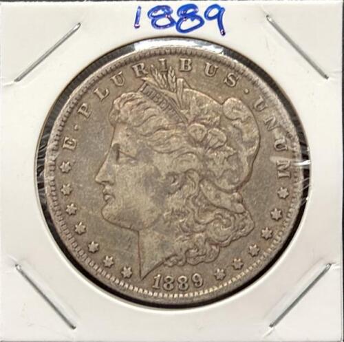 1889-O Morgan Silver Dollar $1, New Orleans Mint, 90% Silver, Circulated