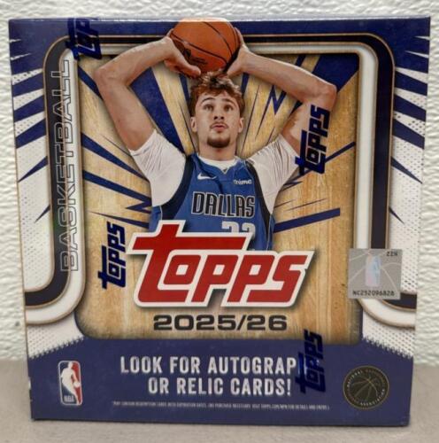 2025/26 Topps NBA Basketball Retail Box, Factory Sealed, 16 Packs, Holo Parallels