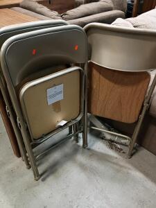 (4) Metal Folding Chairs